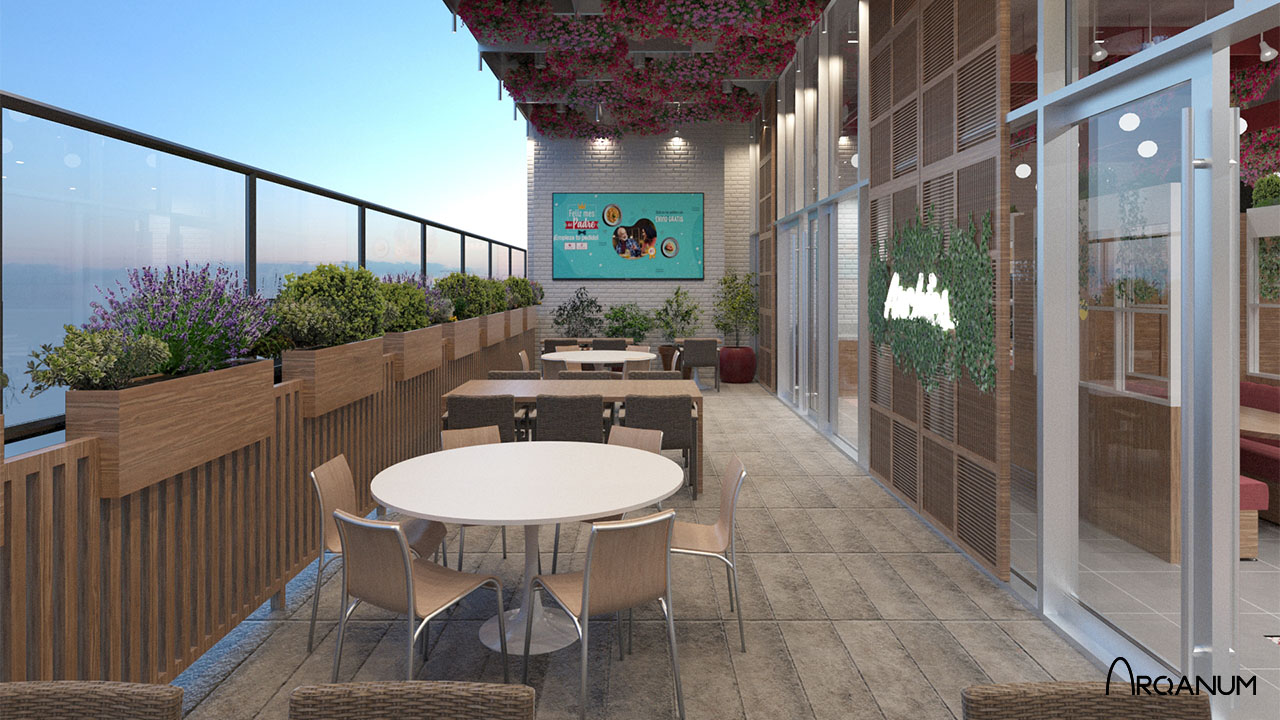 Restaurantes Archies, terraza